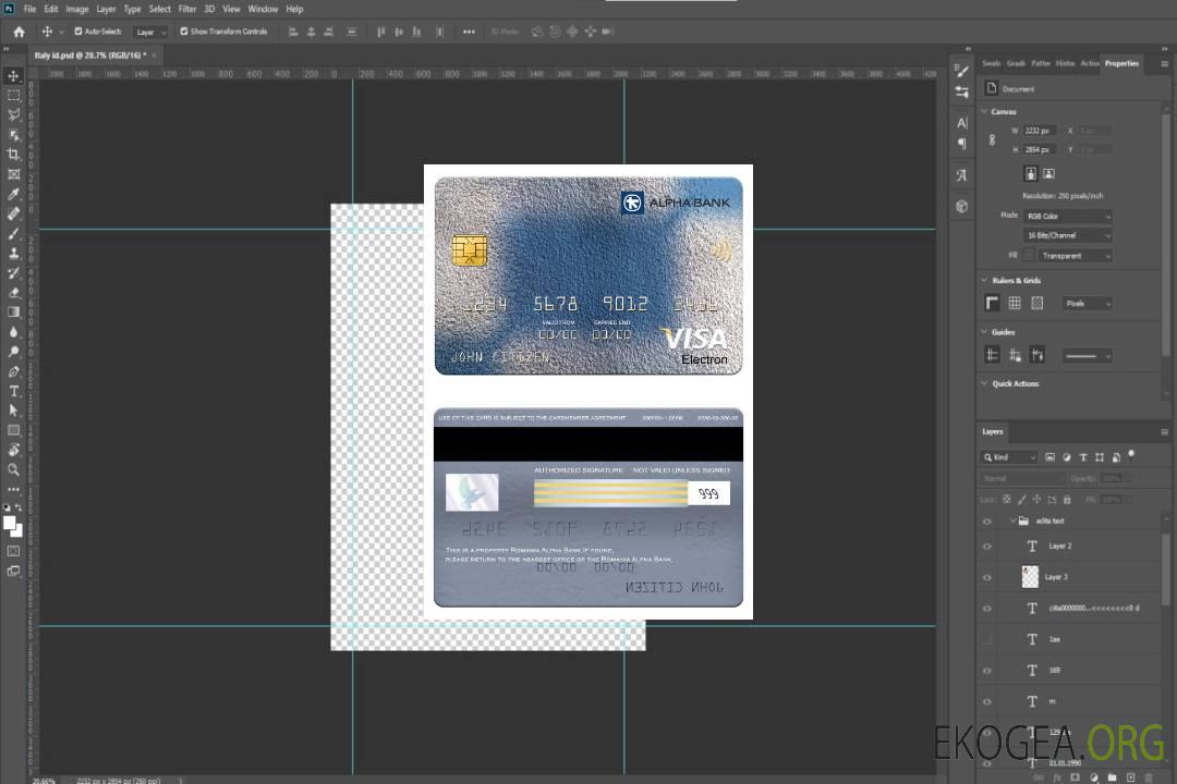 Carte électronique visa Roumanie Alpha Bank template Carte électronique visa Roumanie Alpha Bank template